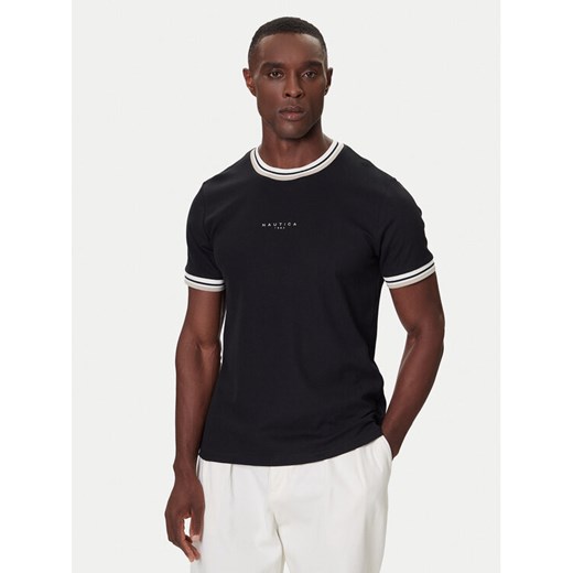 Nautica T-Shirt N1S03473 Czarny Regular Fit ze sklepu MODIVO w kategorii T-shirty męskie - zdjęcie 186125192