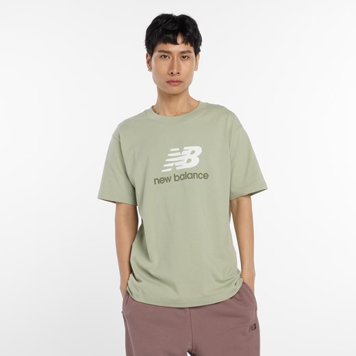 Koszulka męska New Balance MT51500GAS – zielona ze sklepu New Balance Poland w kategorii T-shirty męskie - zdjęcie 186126041
