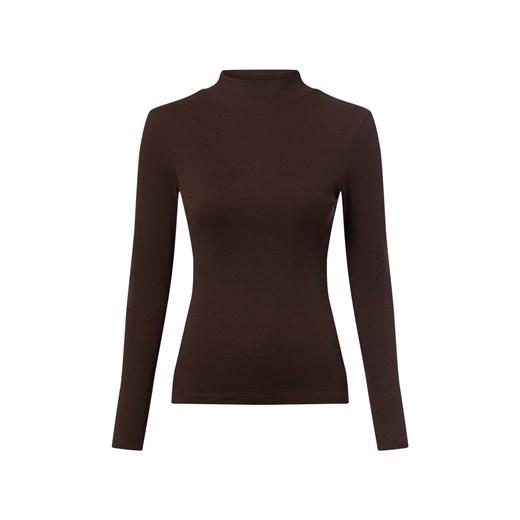 Marie Lund Damska koszulka z długim rękawem Kobiety Bawełna czekoladowy Marie Lund XL vangraaf