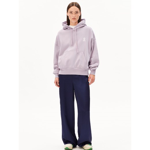 ARMEDANGELS Damska bluza z kapturem - Iconic A Francisaraa Kobiety Materiał dresowy bzowy jednolity ze sklepu vangraaf w kategorii Bluzy damskie - zdjęcie 186126133