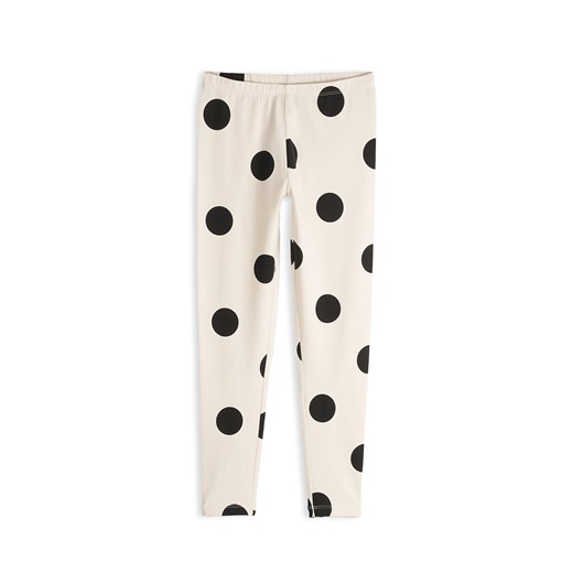 GATE Bawełniane legginsy z nadrukiem 4Y ze sklepu gateshop w kategorii Spodnie dziewczęce - zdjęcie 186126251