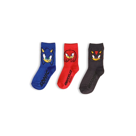 GATE Zestaw 3 par skarpetek Sonic 23/26 ze sklepu gateshop w kategorii Skarpetki dziecięce - zdjęcie 186126341