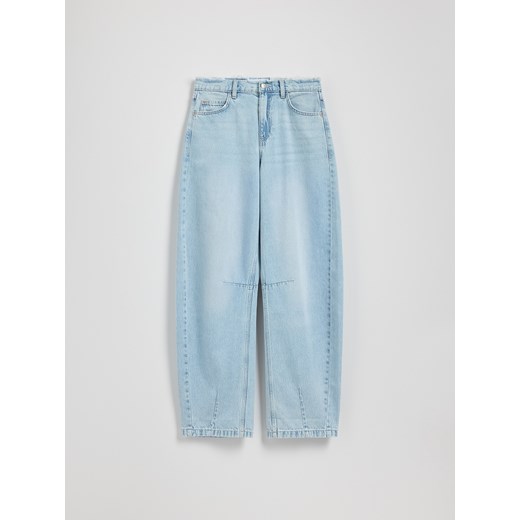 Reserved - Jeansy balloon fit - niebieski ze sklepu Reserved w kategorii Jeansy damskie - zdjęcie 186128491