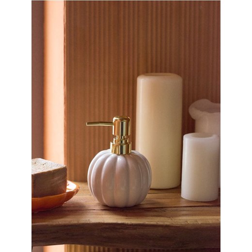 Sinsay - Dozownik na mydło w kształcie dyni - biały Sinsay One Size Sinsay