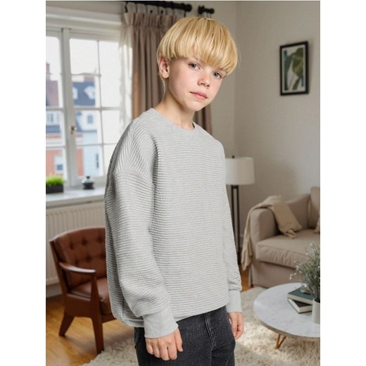 Sinsay - Bluza - szary - id: 952FS-09M - marki Sinsay - 186130350 Sinsay - Bluza - szary ze sklepu Sinsay w kategorii Bluzy chłopięce - zdjęcie 186130350