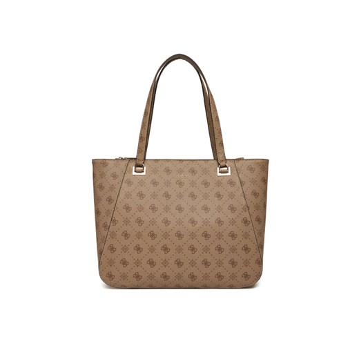 Torebka Guess Calebra Travel TWLP95 36024 Beżowy ze sklepu eobuwie.pl w kategorii Torby Shopper bag - zdjęcie 186130450