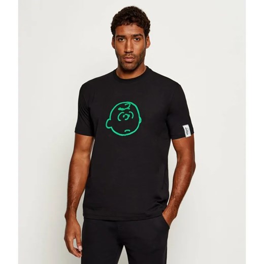 Iceberg T-shirt Iceberg X Peanuts | Slim Fit ze sklepu Gomez Fashion Store w kategorii T-shirty męskie - zdjęcie 186132631