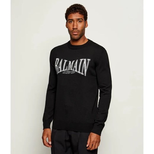 Balmain Wełniany sweter | Classic fit ze sklepu Gomez Fashion Store w kategorii Swetry męskie - zdjęcie 186132654