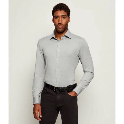 BOSS BLACK Koszula P-HANK-kent-C1-222 | Slim Fit ze sklepu Gomez Fashion Store w kategorii Koszule męskie - zdjęcie 186132670