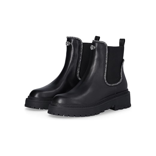 Liu Jo Skórzane sztyblety w kolorze czarnym Liu Jo 36 wyprzedaż Limango Polska