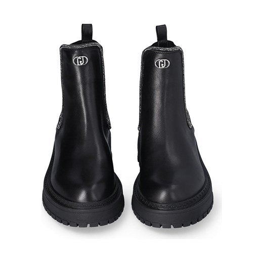 Liu Jo Skórzane sztyblety w kolorze czarnym Liu Jo 37 Limango Polska okazyjna cena