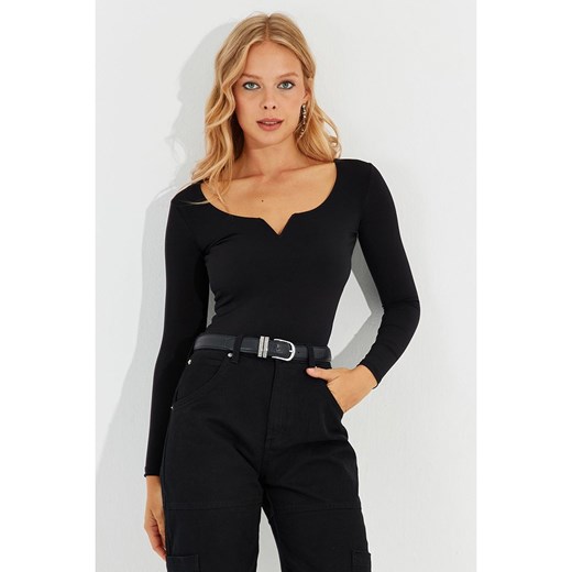 trendyol Koszulka w kolorze czarnym Trendyol M okazja Limango Polska