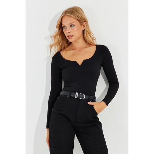 trendyol Koszulka w kolorze czarnym Trendyol L okazja Limango Polska