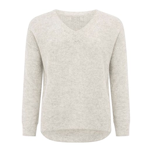 Zwillingsherz Kaszmirowy sweter w kolorze kremowym Zwillingsherz XL okazyjna cena Limango Polska