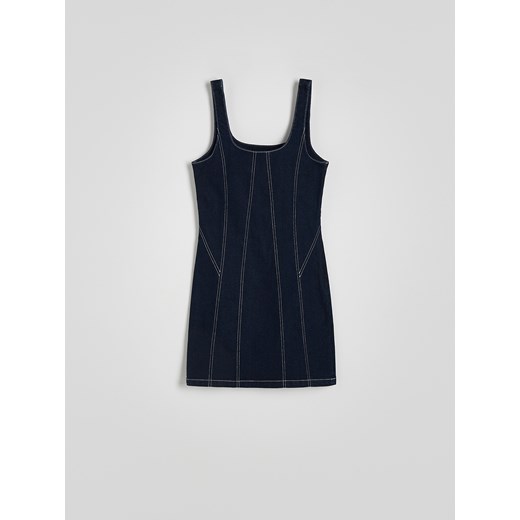 Reserved - Sukienka mini - granatowy Reserved L okazja Reserved