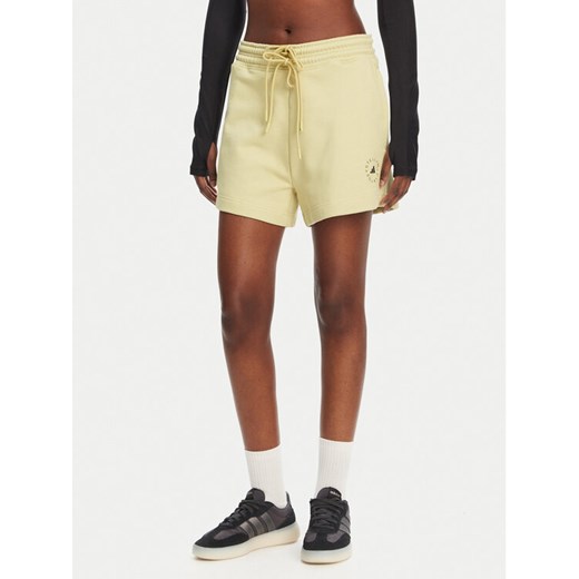 adidas by Stella McCartney Szorty sportowe True Casuals JI5059 Żółty Loose Fit ze sklepu MODIVO w kategorii Szorty - zdjęcie 186136560