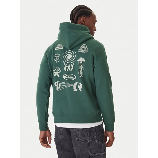 Quiksilver Bluza Salt Water Graphic EQYFT05126 Zielony Comfort Fit ze sklepu MODIVO w kategorii Bluzy męskie - zdjęcie 186136591