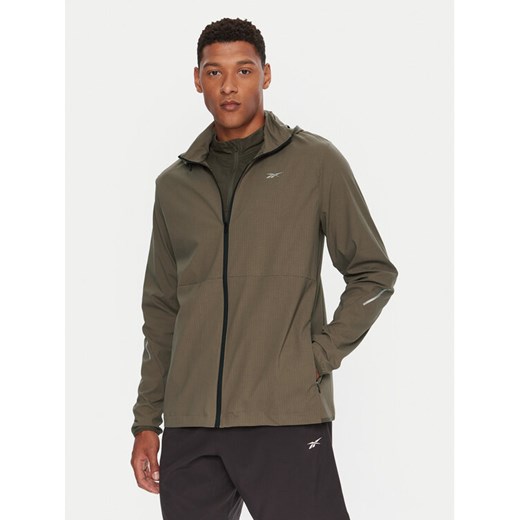 Reebok Kurtka do biegania Wayne RK25175CCM Zielony Regular Fit ze sklepu MODIVO w kategorii Kurtki męskie - zdjęcie 186136644