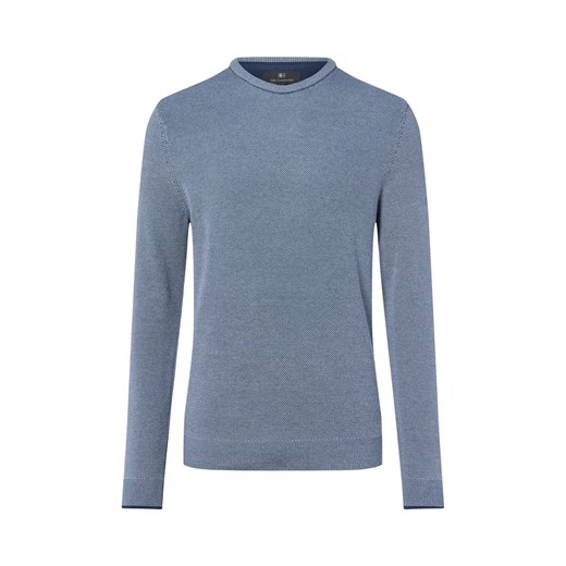 Nils Sundström Męski sweter z dzianiny Mężczyźni drobna dzianina jasnoniebieski wzorzysty - id: 784390-0005-09900 - marki Nils Sundström - 186137860 Nils Sundström Męski sweter z dzianiny Mężczyźni drobna dzianina jasnoniebieski wzorzysty ze sklepu vangraaf w kategorii Swetry męskie - zdjęcie 186137860