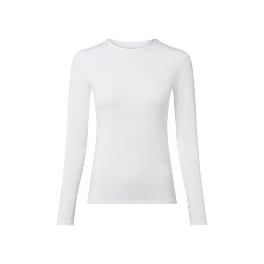 brookshire Damska koszulka z długim rękawem Kobiety Sztuczne włókno écru jednolity ze sklepu vangraaf w kategorii Bluzki damskie - zdjęcie 186137871