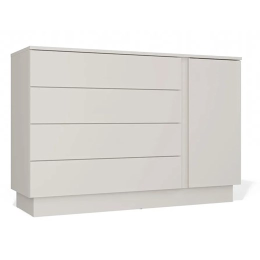 Kaszmirowa komoda z 4 szufladami i szafką A3-E44 ze sklepu Edinos.pl w kategorii Komody - zdjęcie 186139314