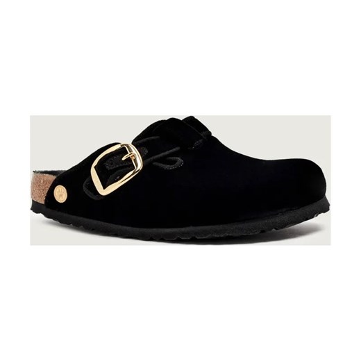 Birkenstock Mule Boston | narrow fit | z dodatkiem skóry ze sklepu Gomez Fashion Store w kategorii Klapki damskie - zdjęcie 186139351