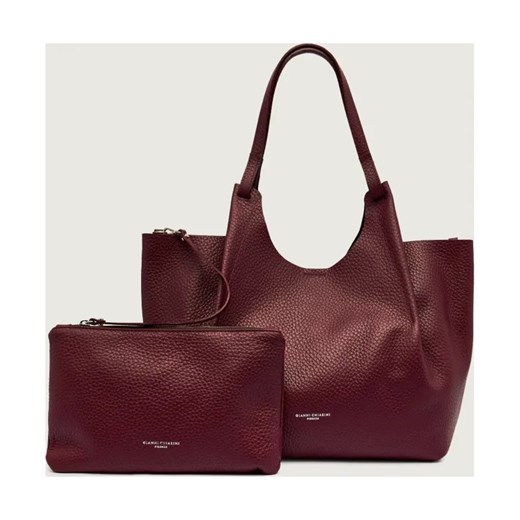 GIANNI CHIARINI Skórzana shopperka + saszetka Dua ze sklepu Gomez Fashion Store w kategorii Torby Shopper bag - zdjęcie 186139354