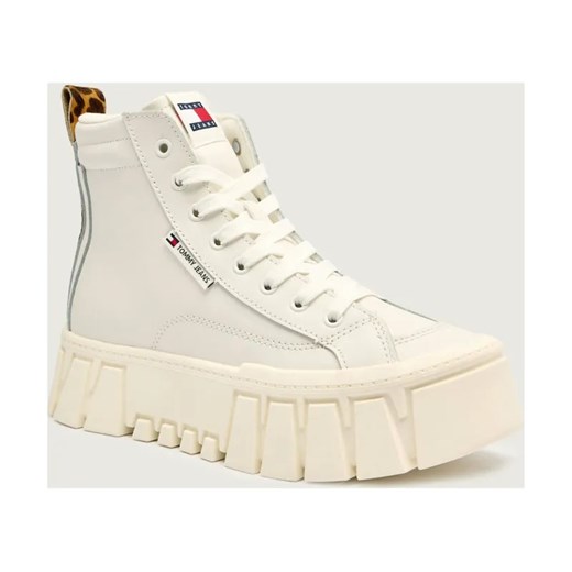Tommy Jeans Skórzane sneakersy ze sklepu Gomez Fashion Store w kategorii Buty sportowe damskie - zdjęcie 186139410