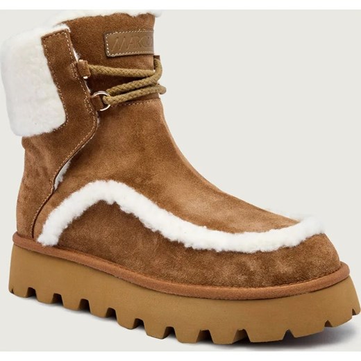 Marc Cain Śniegowce | shearling | skóra ze sklepu Gomez Fashion Store w kategorii Śniegowce damskie - zdjęcie 186139440