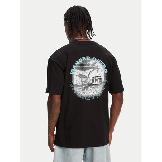 Hunter T-Shirt Rasputin HARM0057251 Czarny Relaxed Fit ze sklepu MODIVO w kategorii T-shirty męskie - zdjęcie 186140750