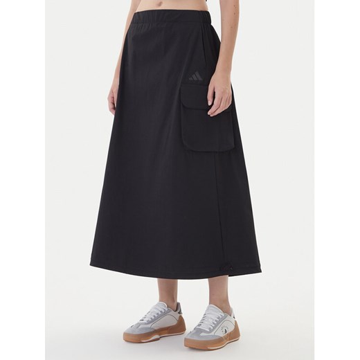 adidas Spódnica trapezowa City Tech JM8438 Czarny Regular Fit ze sklepu MODIVO w kategorii Spódnice - zdjęcie 186140780