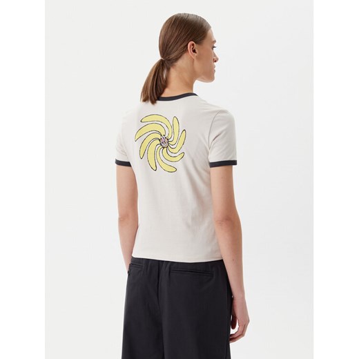 Element T-Shirt ELJZT00138 Beżowy Regular Fit ze sklepu MODIVO w kategorii Bluzki damskie - zdjęcie 186140793