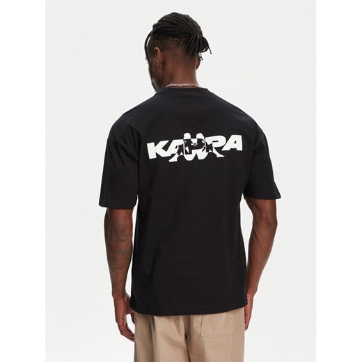 Kappa T-Shirt Nyle 351S5GW Czarny Regular Fit ze sklepu MODIVO w kategorii T-shirty męskie - zdjęcie 186140832