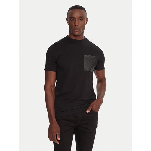 KARL LAGERFELD T-Shirt 755047 554225 Czarny Regular Fit ze sklepu MODIVO w kategorii T-shirty męskie - zdjęcie 186140911