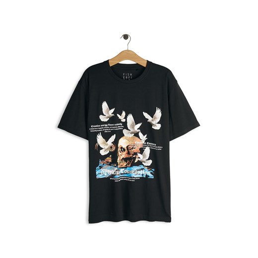 GATE Bawełniana koszulka z nadrukiem S ze sklepu gateshop w kategorii T-shirty męskie - zdjęcie 186143591