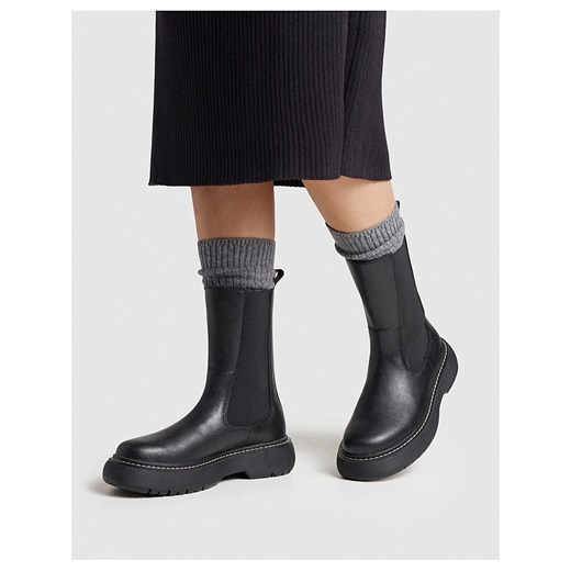 Pepe Jeans FOOTWEAR Sztyblety &quot;Yoko Rock&quot; w kolorze czarnym ze sklepu Limango Polska w kategorii Botki - zdjęcie 186144221