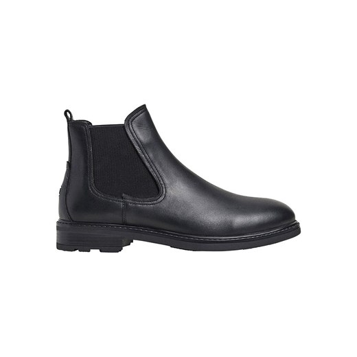 Pepe Jeans FOOTWEAR Skórzane sztyblety &quot;Leeds City&quot; w kolorze czarnym ze sklepu Limango Polska w kategorii Buty zimowe męskie - zdjęcie 186144234
