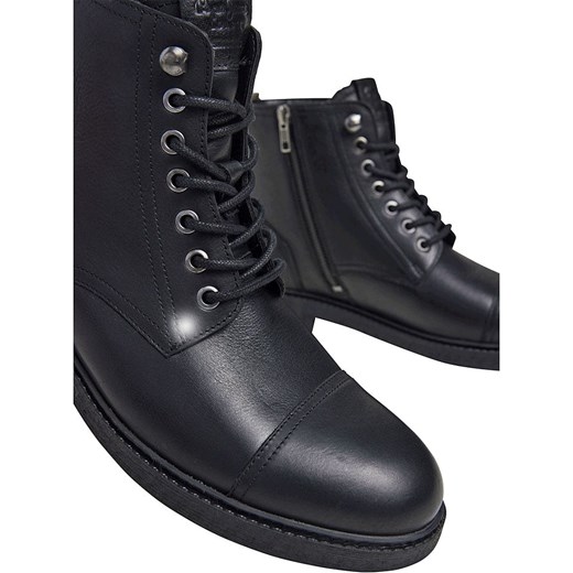 Pepe Jeans FOOTWEAR Skórzane botki &quot;Fred Land&quot; w kolorze czarnym 42 promocyjna cena Limango Polska