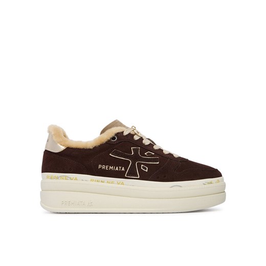 Sneakersy Premiata MICOL VAR 7894M Brązowy ze sklepu eobuwie.pl w kategorii Buty sportowe damskie - zdjęcie 186144610