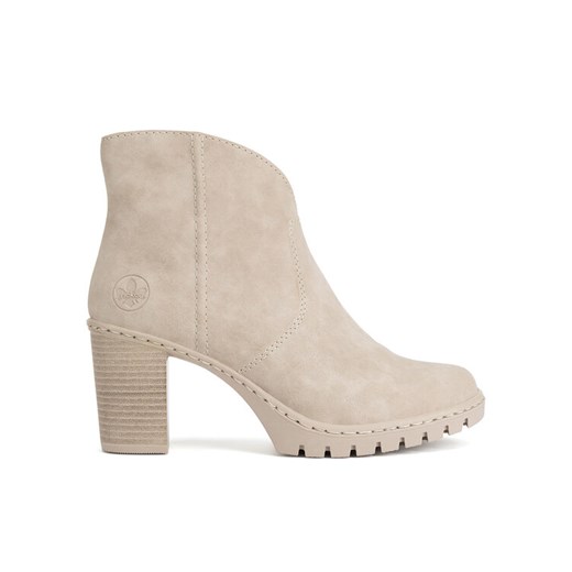 Botki Rieker Y2553-60 Beżowy ze sklepu eobuwie.pl w kategorii Botki - zdjęcie 186144632