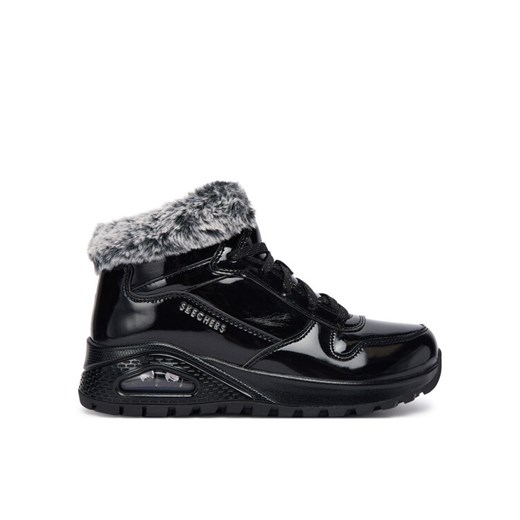 Botki Skechers Uno Rugged 168126/BBK Czarny ze sklepu eobuwie.pl w kategorii Botki - zdjęcie 186144751