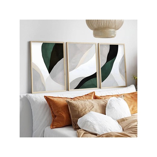 ABERTO DESIGN Druki artystyczne (3 szt.) w ramce Aberto Design 50x70 cm okazyjna cena Limango Polska