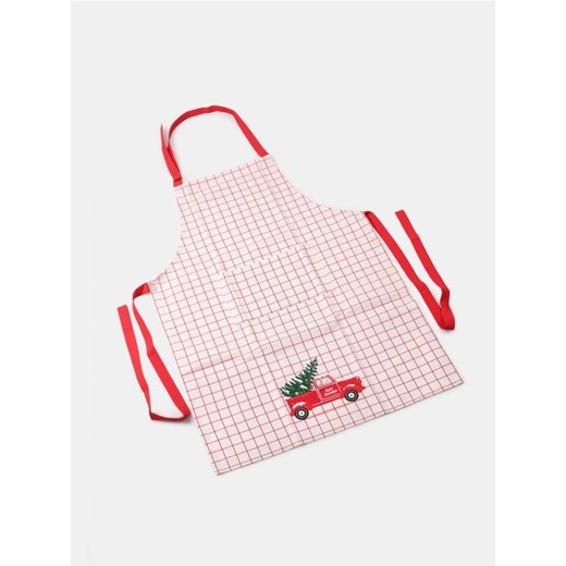 Sinsay - Fartuch kuchenny z motywem świątecznym - biały Sinsay One Size Sinsay