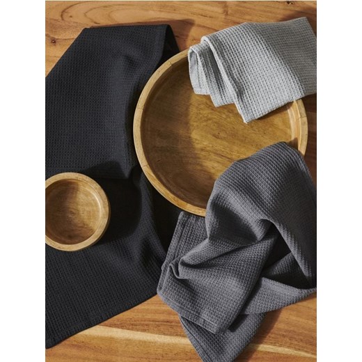 Sinsay - Ścierki kuchenne 3 pack - szary ze sklepu Sinsay w kategorii Ścierki kuchenne - zdjęcie 186149224