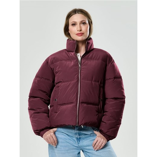 Sinsay - Kurtka puffer z ociepleniem - bordowy ze sklepu Sinsay w kategorii Kurtki damskie - zdjęcie 186149232