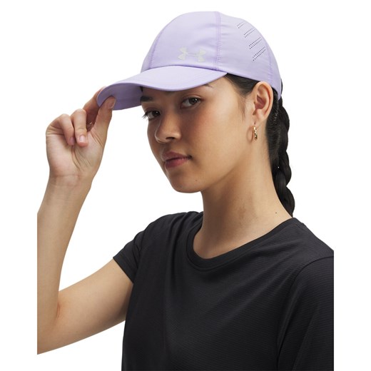 Damska czapka z daszkiem do biegania Under Armour W Iso-chill Launch Adj - fioletowa ze sklepu Sportstylestory.com w kategorii Czapki z daszkiem damskie - zdjęcie 186149713