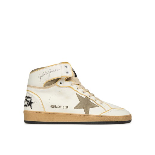 Sneakersy Golden Goose Sky Star GMF00230.F004089.10961 Biały ze sklepu eobuwie.pl w kategorii Buty sportowe męskie - zdjęcie 186149820