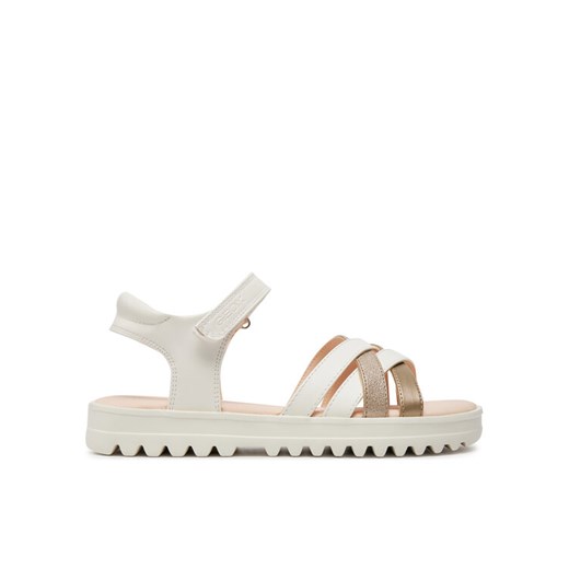 Sandały Geox J Sandal Coralie Gir J356EA 054AJ C0588 D Biały ze sklepu eobuwie.pl w kategorii Sandały dziecięce - zdjęcie 186149863