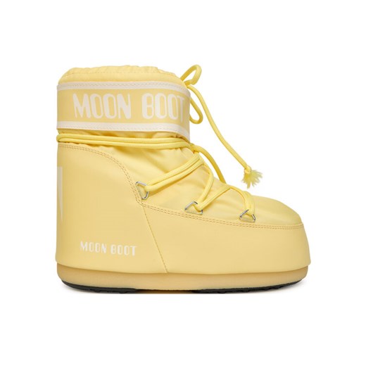 Śniegowce Moon Boot Mb Icon Low Nylon 80D1409340 Żółty ze sklepu eobuwie.pl w kategorii Śniegowce damskie - zdjęcie 186149963