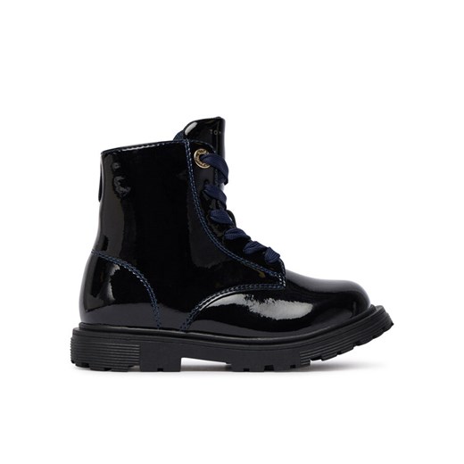 Tommy Hilfiger Trzewiki Lace-Up Bootie T1A5-34005-1237 M Granatowy - id: 0000305518118 - marki Tommy Hilfiger - 186151212 Tommy Hilfiger Trzewiki Lace-Up Bootie T1A5-34005-1237 M Granatowy ze sklepu MODIVO w kategorii Buty zimowe dziecięce - zdjęcie 186151212